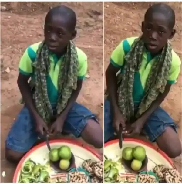 Viral Orange Hawker Enrolled In Avi-cenna School By Rev. Mother Esther (Pics)